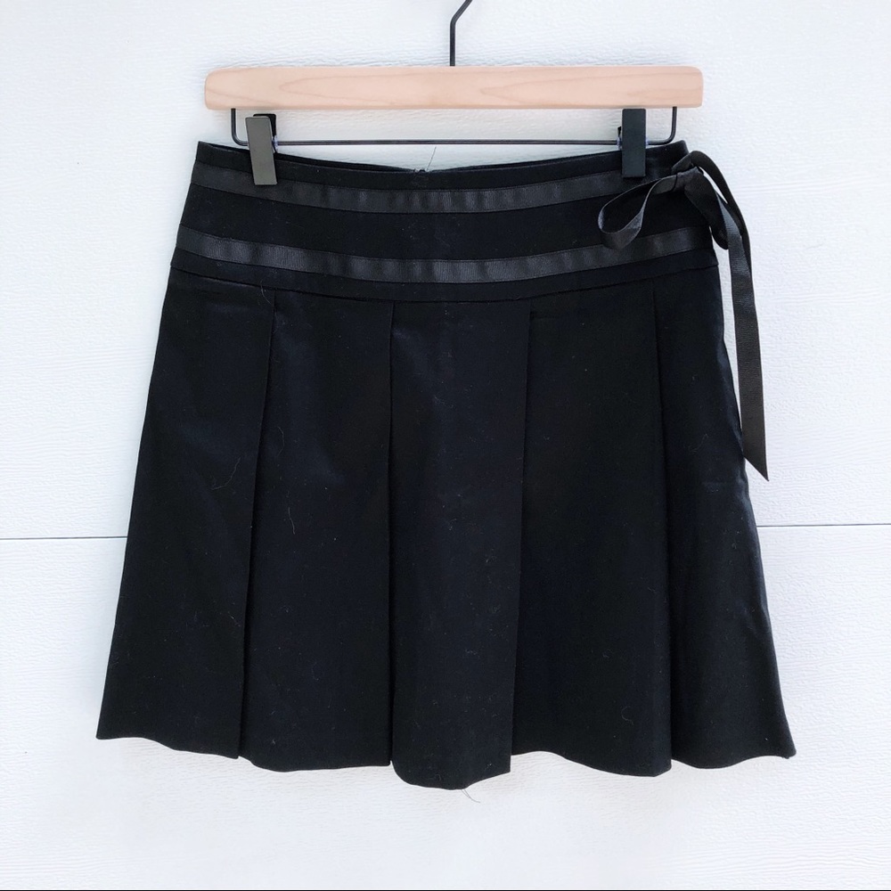 WHBM Pleated Mini Skirt